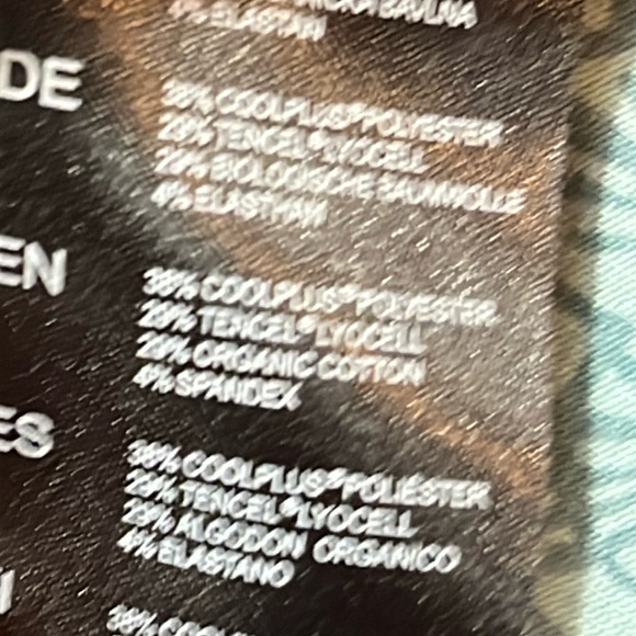 KUHL blue Oriana DRESS open back cut out short sleeve vneck geometric flared XL - Picture 8 of 13